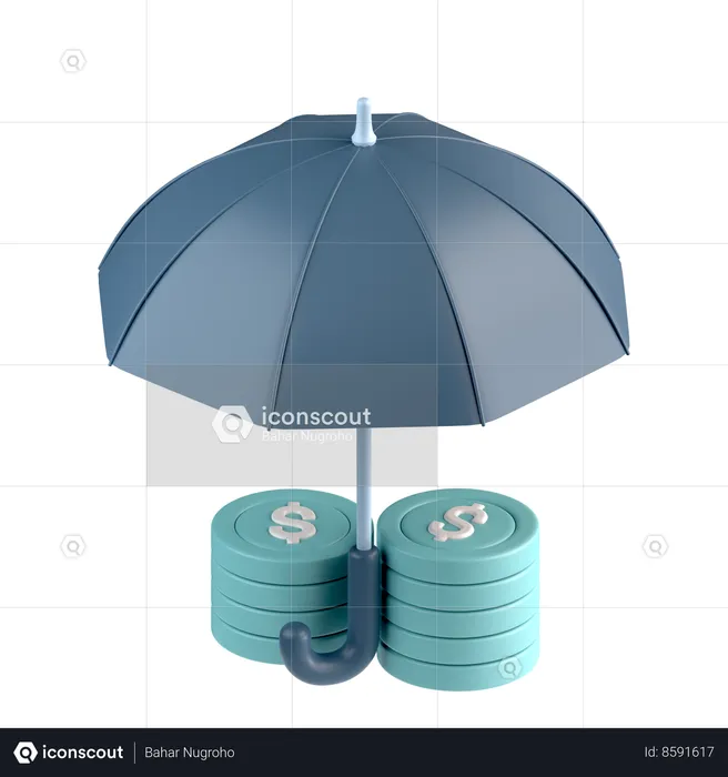 Funds protection  3D Icon