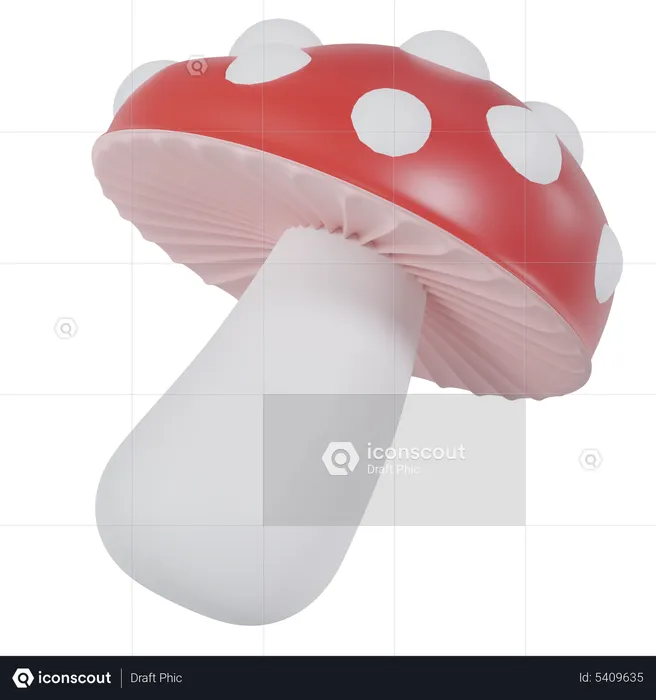 Fungi  3D Icon