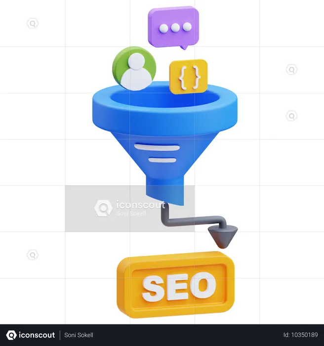 Funnel  3D Icon