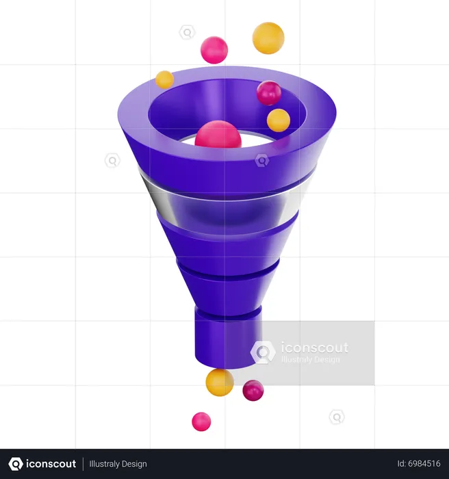 Funnel  3D Icon