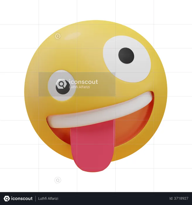 Funny Face Emoji 3D Emoji