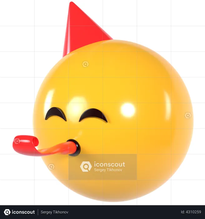 Lustiges Emoji  3D Icon