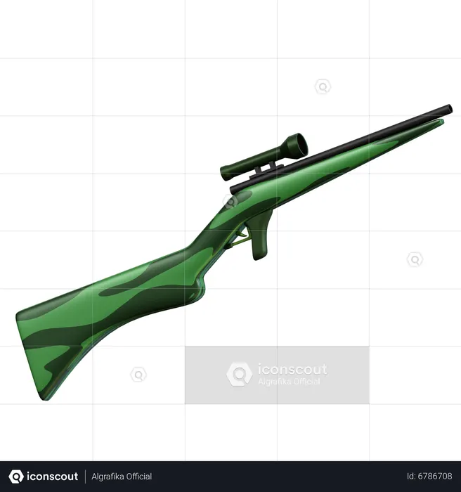 Fusil de sniper  3D Icon