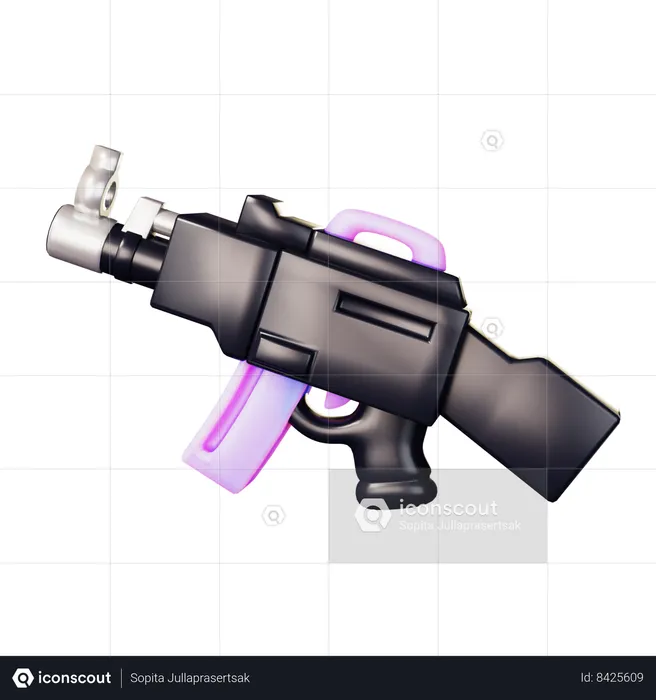 Arme à feu fusil  3D Icon