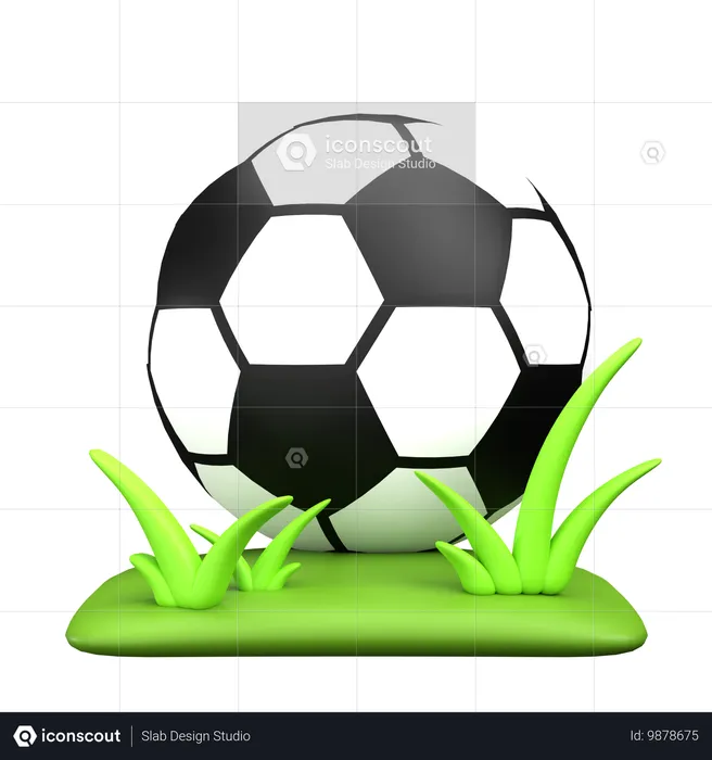 Fußball  3D Icon