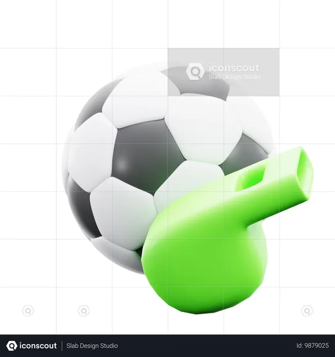 Fußball  3D Icon