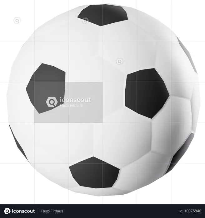 Fußball  3D Icon