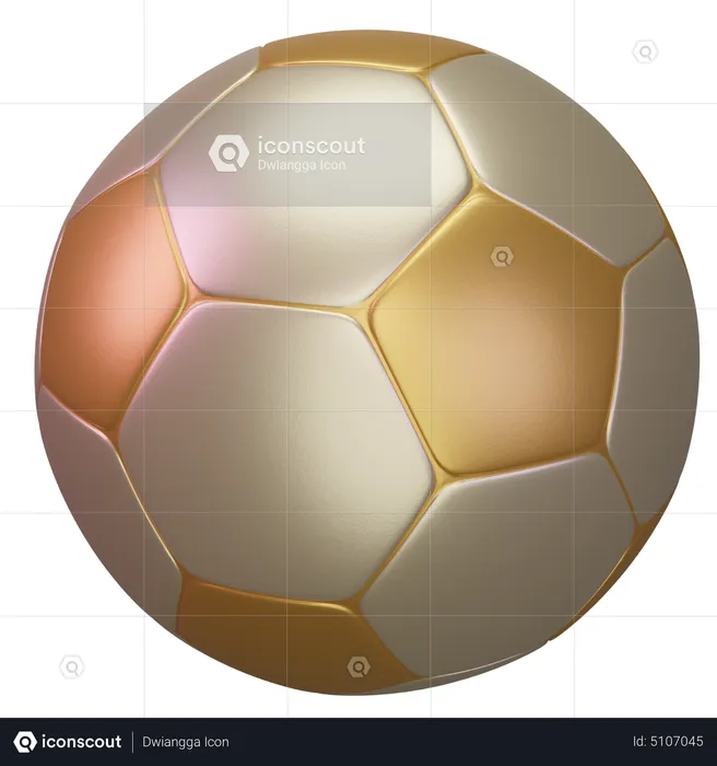 Fußball  3D Icon