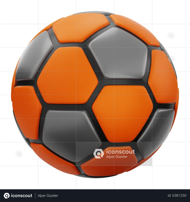 Fußball  3D Icon