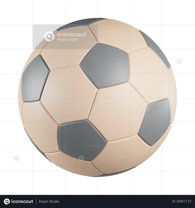 Fußball  3D Icon