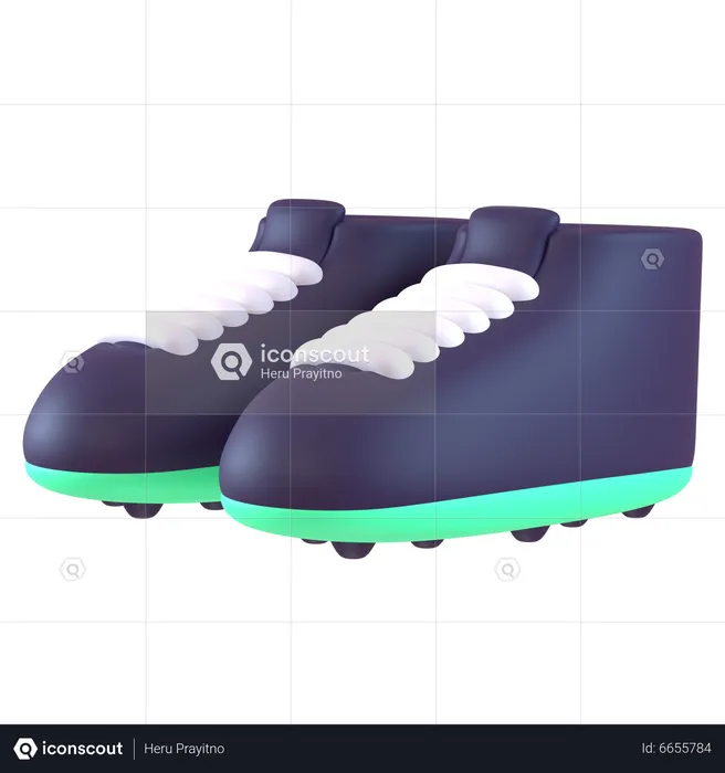 Fußballschuhe  3D Icon