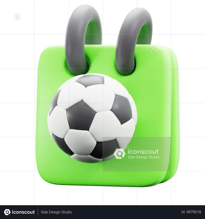 Fußballtag  3D Icon