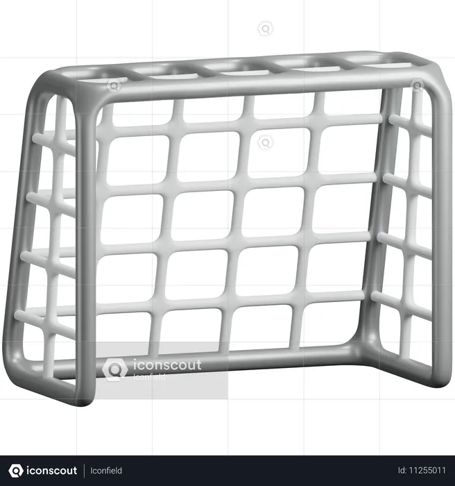 Fußballtorpfosten  3D Icon