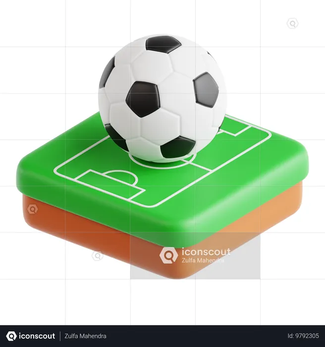 Futebol  3D Icon