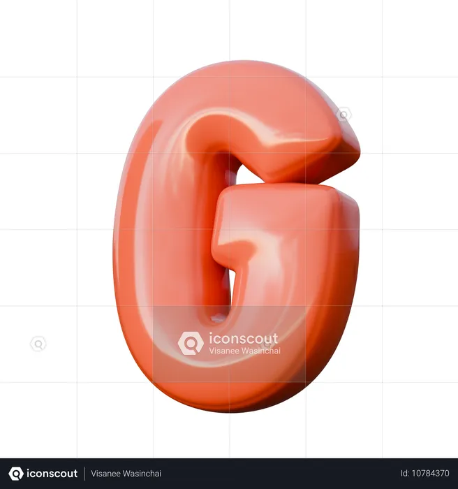 G  3D Icon