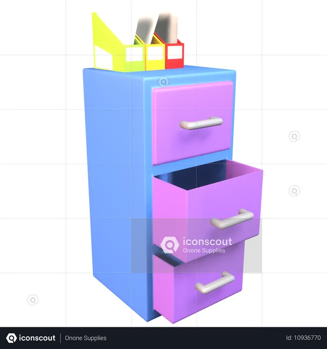 Gabinete  3D Icon