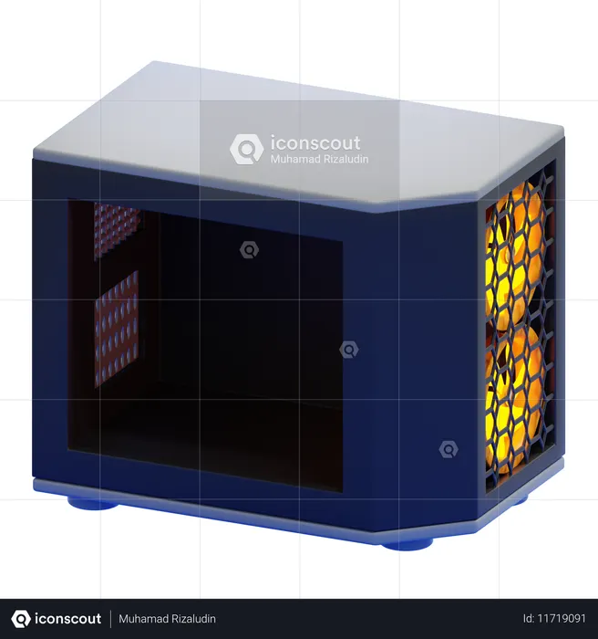Gabinete de computador  3D Icon