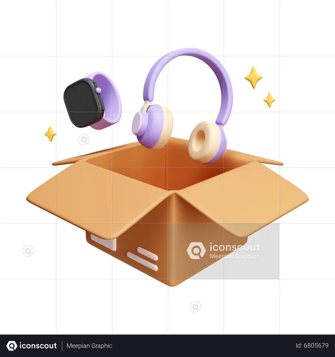 Gadget Package  3D Icon