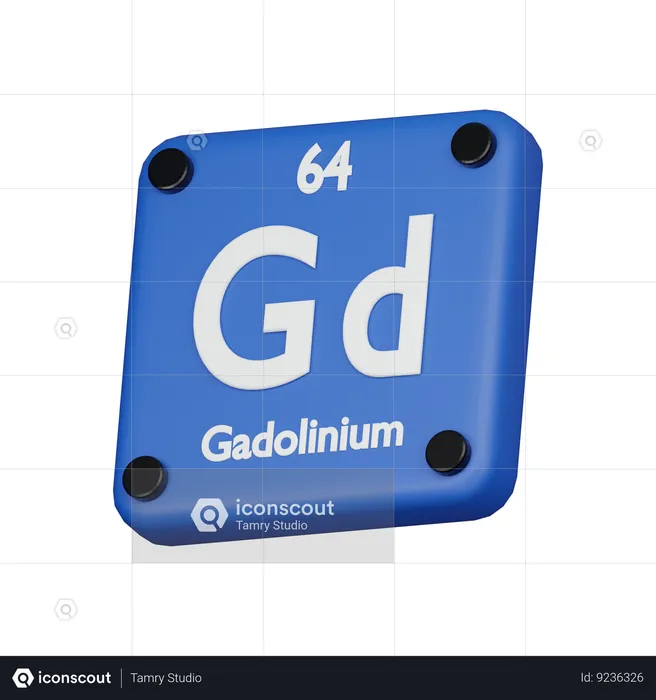 Gadolinium  3D Icon