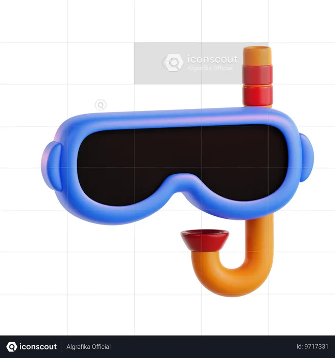 Gafas de buceo  3D Icon