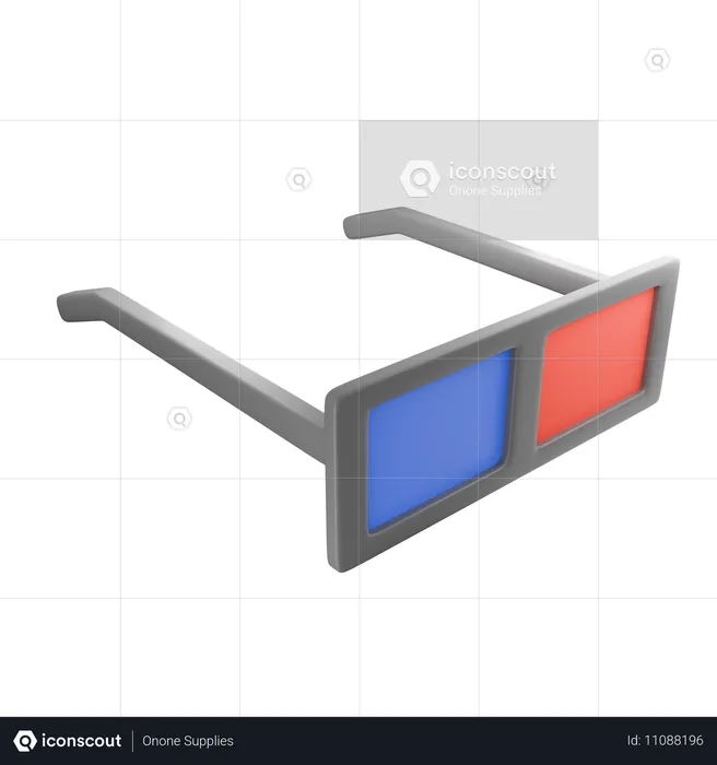 Gafas de cine 3D  3D Icon