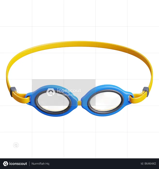 Gafas de natación  3D Icon