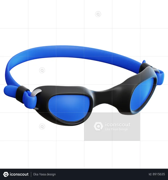 Gafas de natación  3D Icon