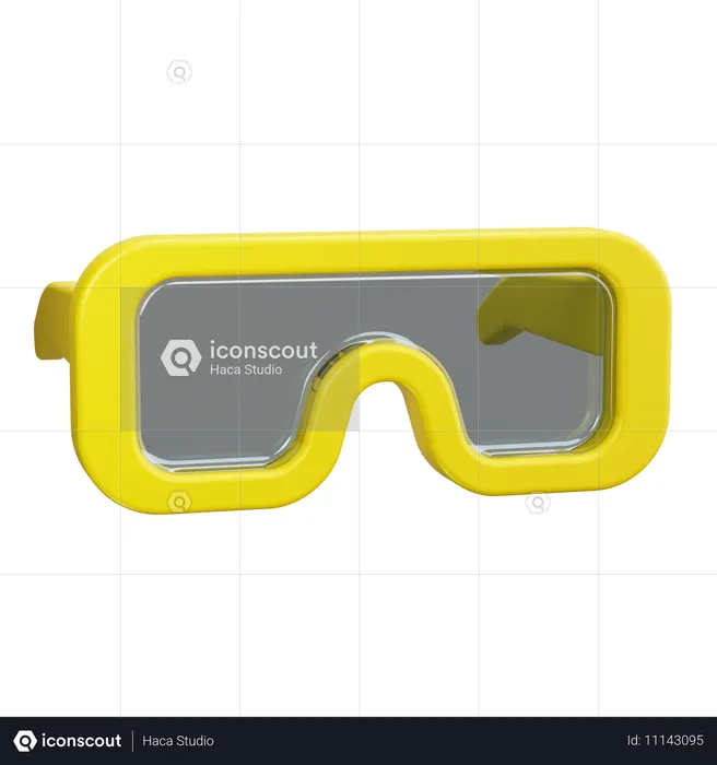 Gafas protectoras  3D Icon