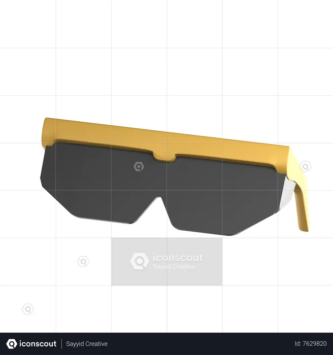 Lentes de seguridad  3D Icon