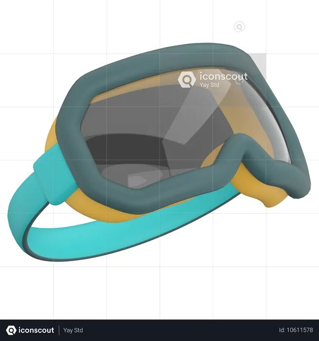 Gafas de snowboard  3D Icon