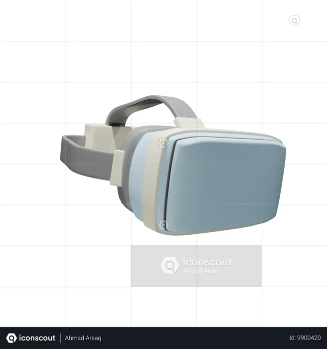 Gafas de realidad virtual  3D Icon