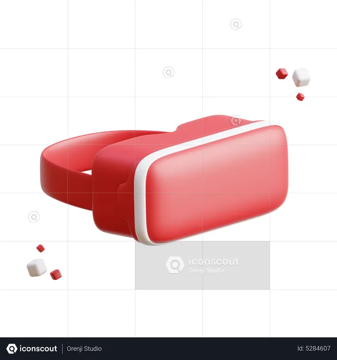 Gafas de realidad virtual  3D Icon