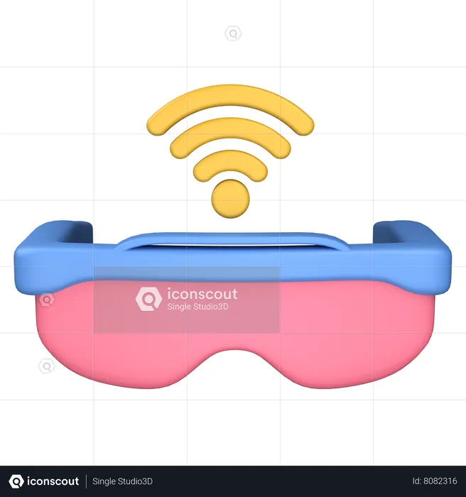 Gafas wifi  3D Icon