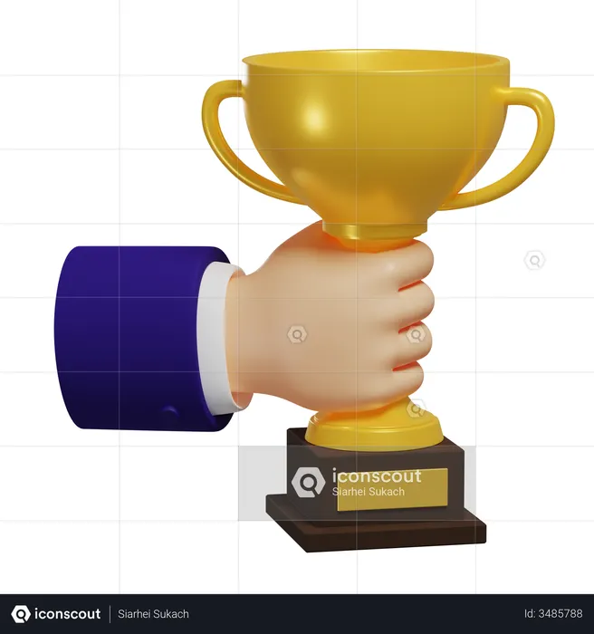 Gagnant  3D Icon