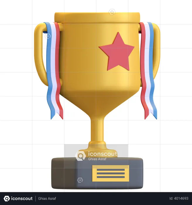 Trophée gagnant  3D Icon