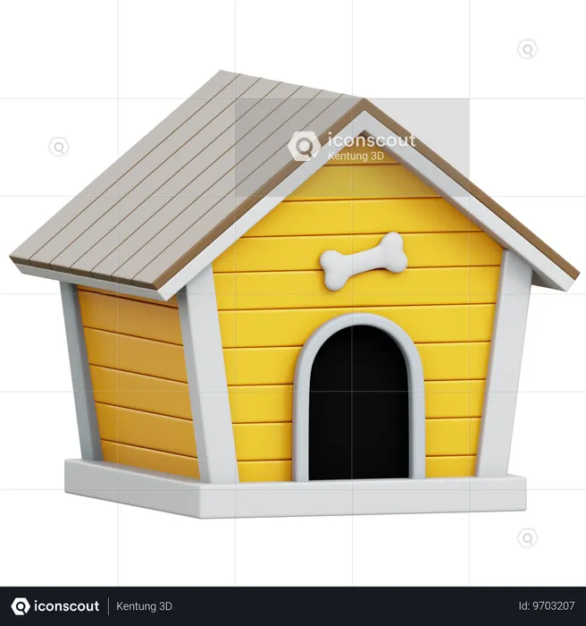 Gaiola para cachorro  3D Icon