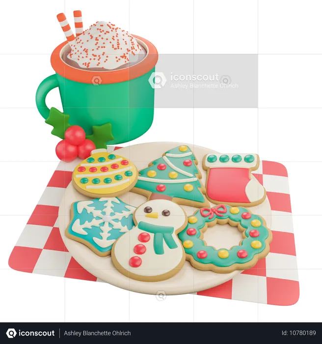 Galletas de Navidad  3D Icon