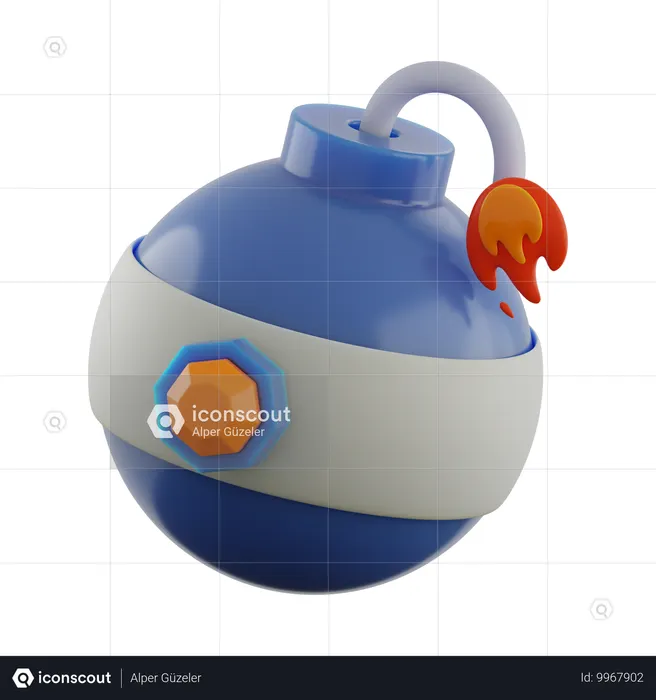 Game Bomb  3D Icon