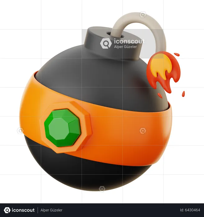 Game Bomb  3D Icon