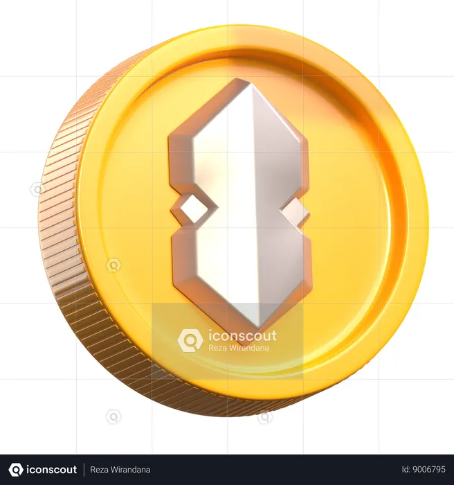 Game Coin  3D Icon