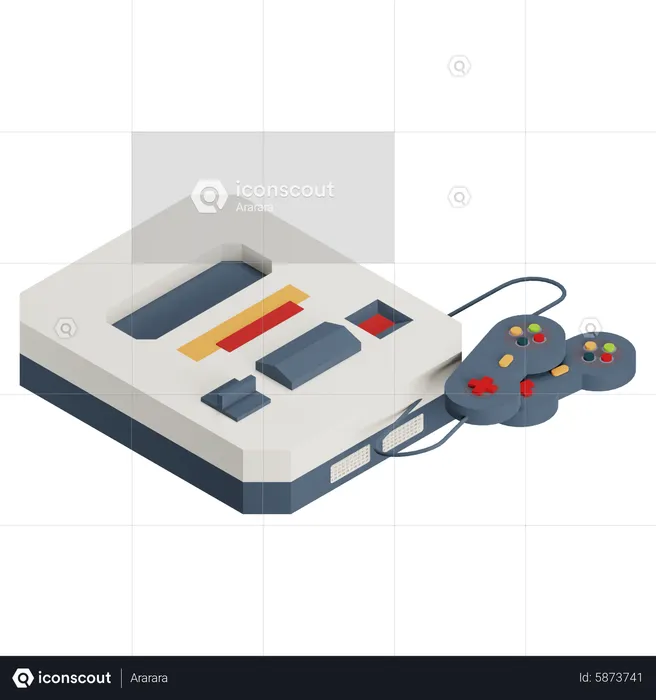 Game Console  3D Icon