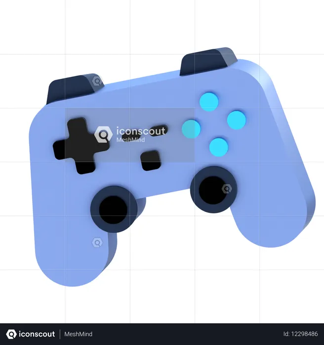 ゲームコントローラ  3D Icon