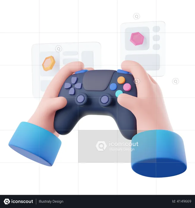 Game Controller  3D Icon