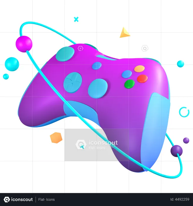 Game Controller  3D Illustration
