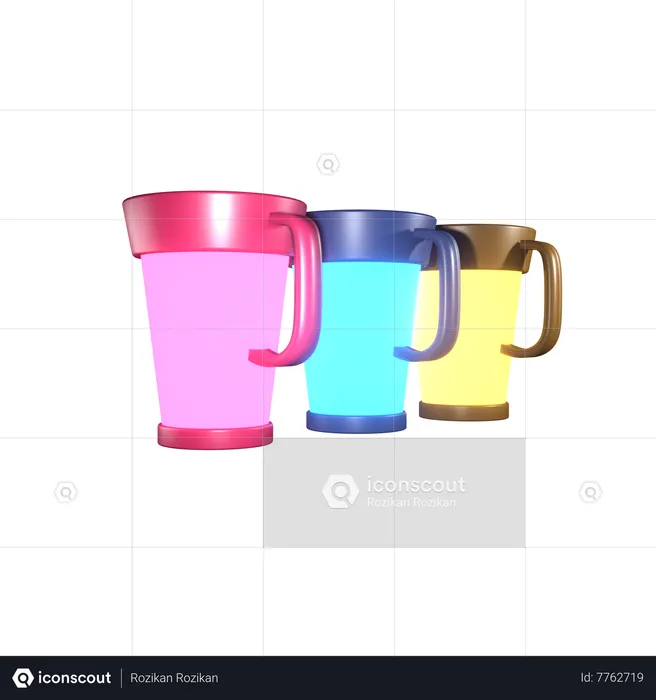 Game Cups  3D Icon