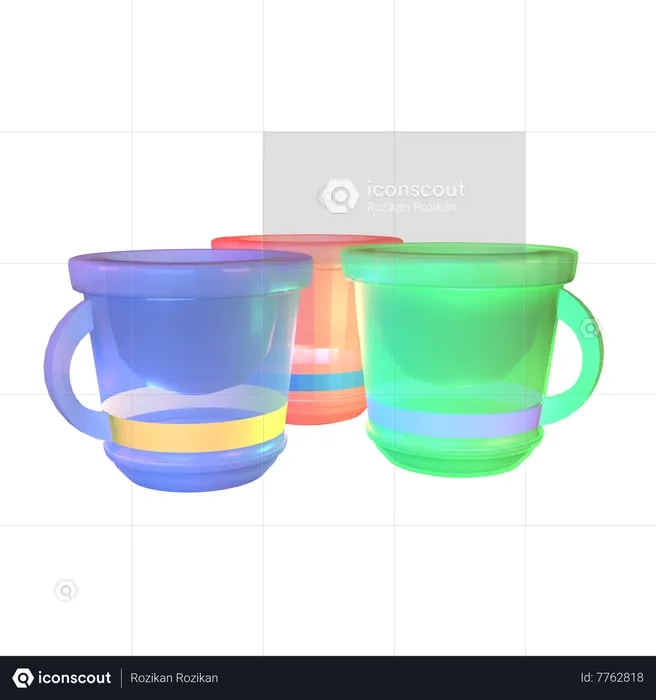 Game Cups  3D Icon