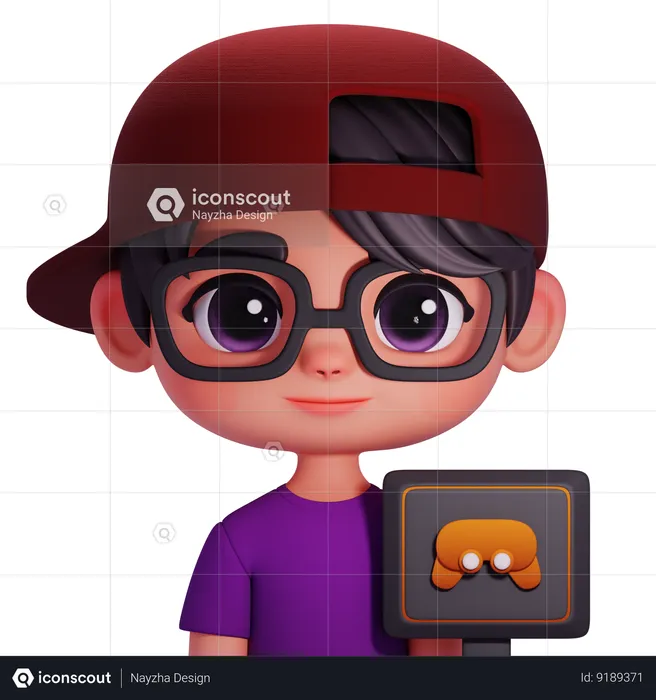 Game Developer  3D Icon