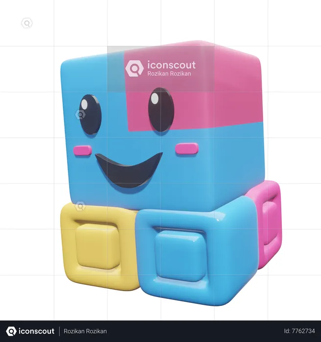 Game Emoticon Character  3D Icon