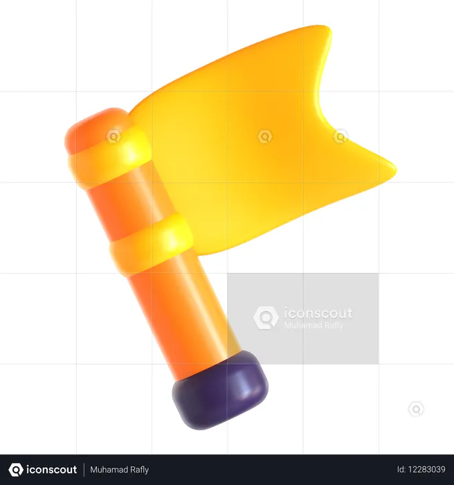 ゲームフラグ  3D Icon