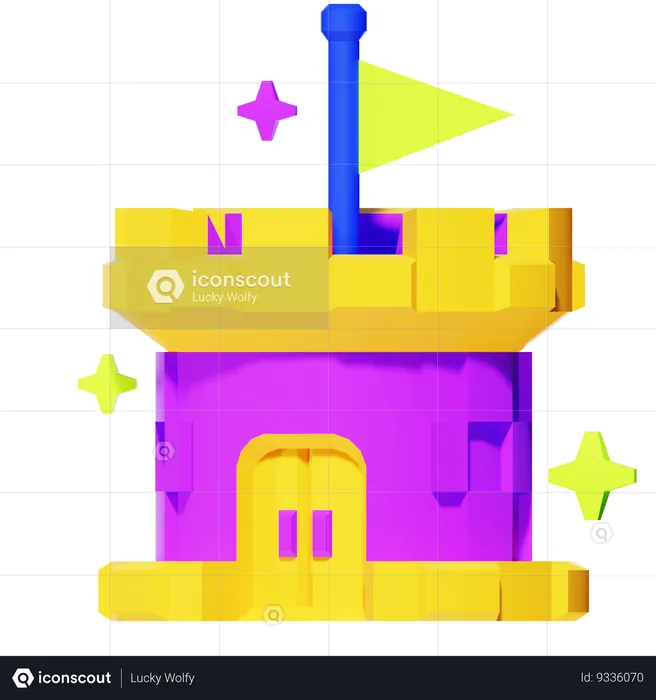 GAME FORTRESS  3D Icon